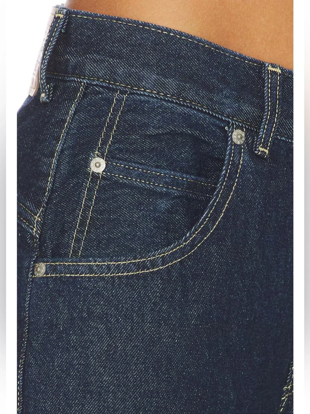 NWT $110 Levi's X Revolve Super Baggy Barrel Jeans 27X32 Blue - Picture 6 of 11